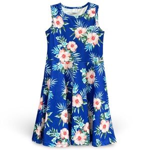 🪴 Girls Sleeveless Floral Summer Sundress